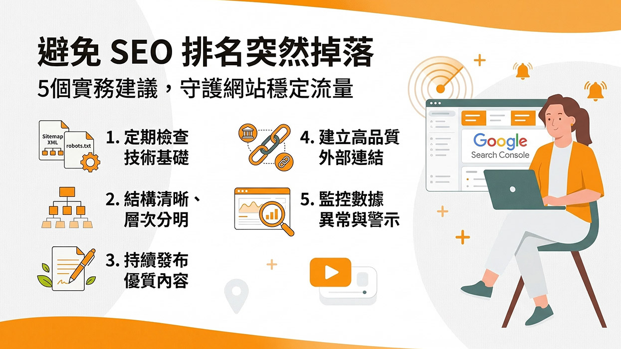 為什麼網站SEO排名會突然暴跌？