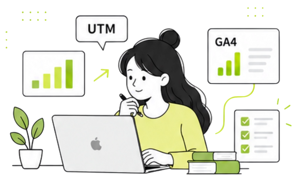UTM與GA4追蹤插圖