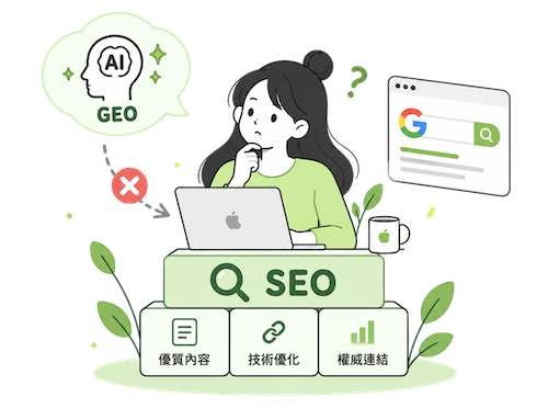 GEO取代SEO錯誤觀念插圖
