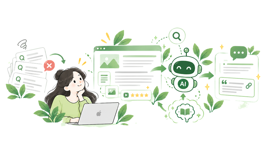 GEO生成式引擎優化概念插圖