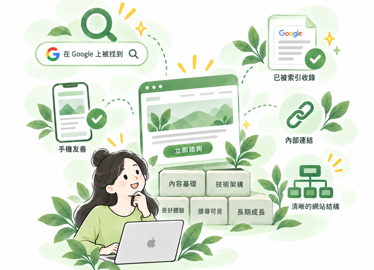 網站與SEO地基插圖