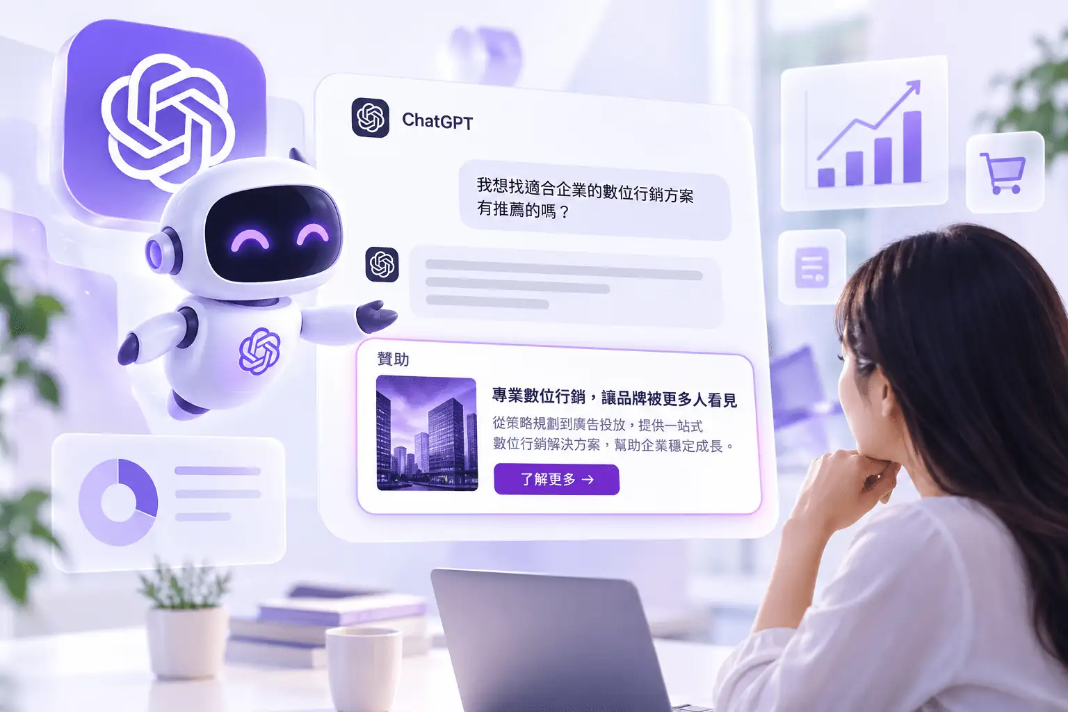 ChatGPT 廣告來了:搶進客戶下決定前的關鍵一刻